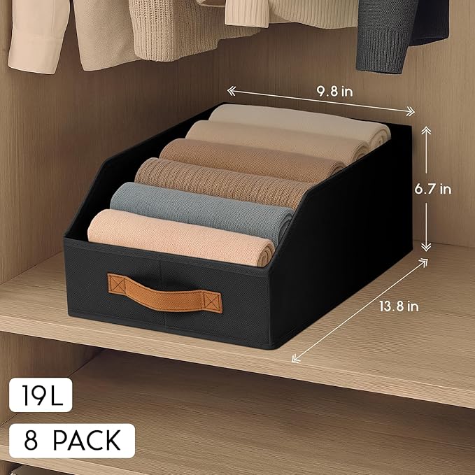 Homsorout Fabric Storage Bins for Organizing - Image 2