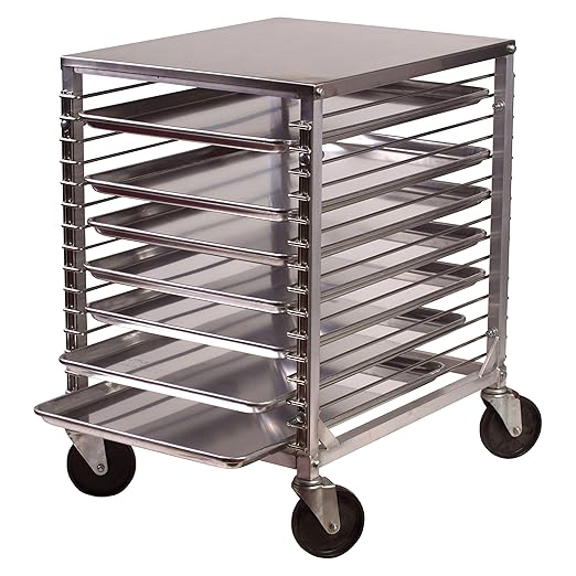 Winco 15-Tier Aluminum Sheet Pan Rack - Image 2