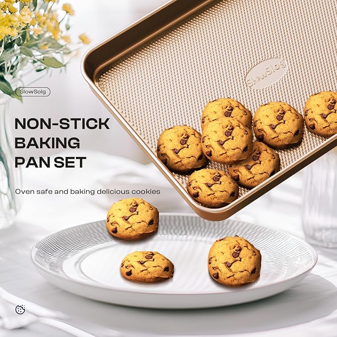Baking Pans Set 8-Piece Bakeware Sets, Baking Sets - Image 2