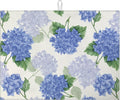 Blue Hydrangea Dish Drying Mat for Kitchen Counter Spring Floral Drying Pad by MOUNTANLLY
