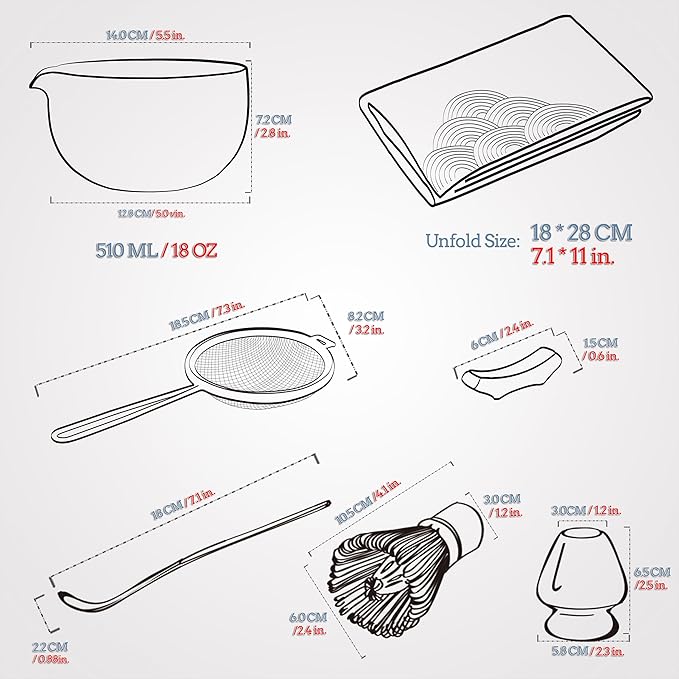 TEANAGOO Matcha Whisk Set, Matcha Kit - Image 9