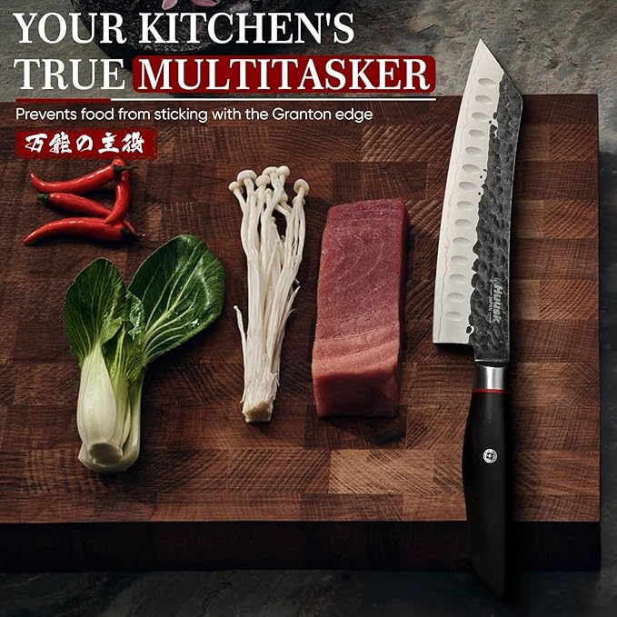 Huusk Santoku Japanese Chef Knife - Image 5