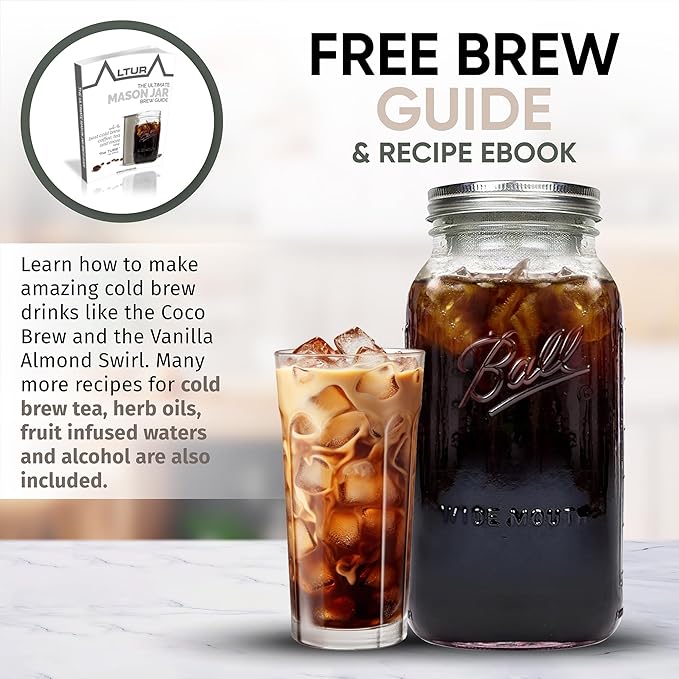 Altura The TUBE+ Cold Brew Coffee Maker and Tea Infuser - Image 5