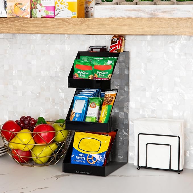 Mind Reader Coffee Tea Utensil and Condiment Station, Countertop Organizer - Image 6