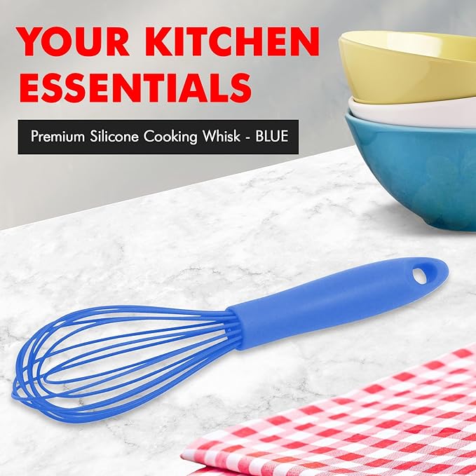 Chef Craft Premium Silicone Wire Cooking Whisk, 10.5 inch - Image 2
