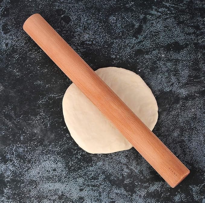 Etens Rolling Pin 17.3Inch, Professional Dowel Wood Rolling Pins - Image 4