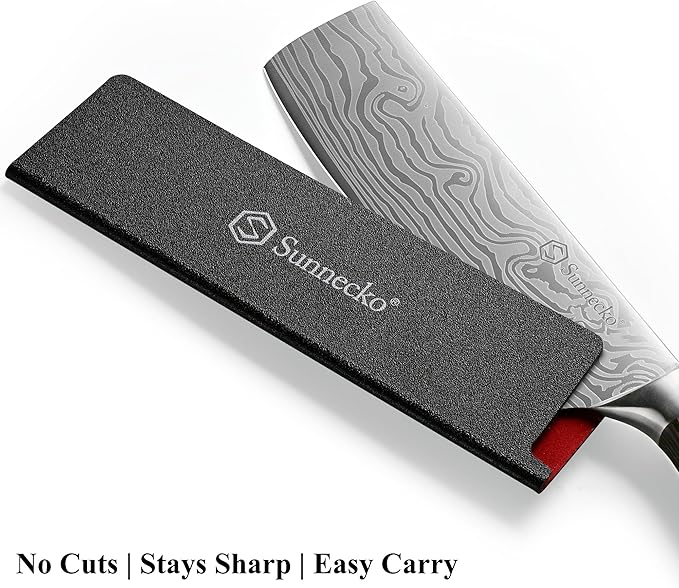 Sunnecko Japanese Nakiri Knife 7 Inch - Image 9