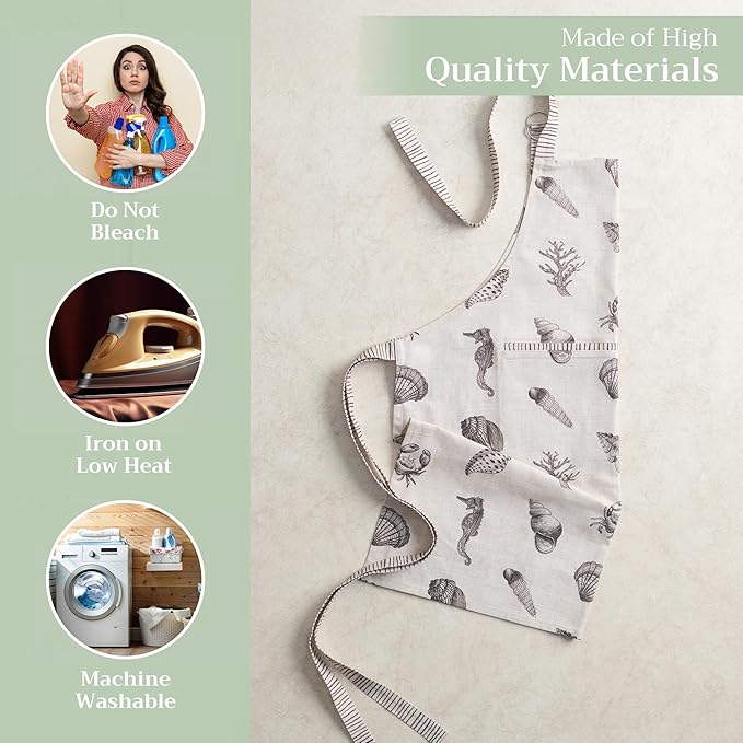 Maison d' Hermine 100% Cotton Apron - Image 3
