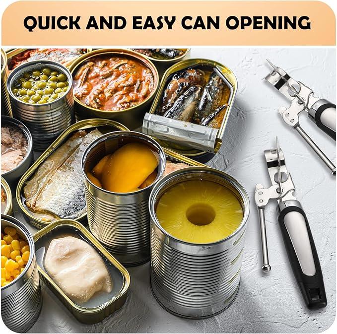 Gisafai 10 Pcs Can Opener Manual Bulk Smooth Edge - Image 5