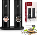 Simple Deluxe Electric Salt and Pepper Grinder Set, One Hand Adjustable by SimpleDeluxe