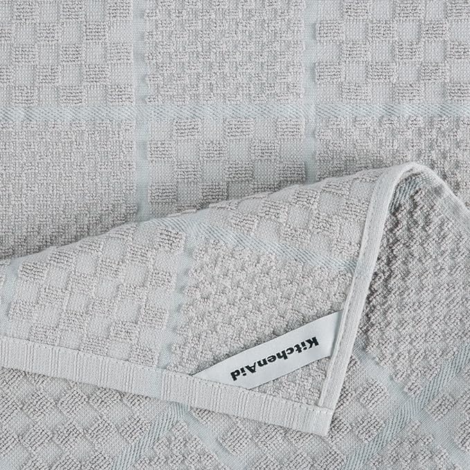 KITCHENAID Quilted Cotton Terry Cloth Oven Mitt, Pot Holder, Kitchen Towel - Image 8