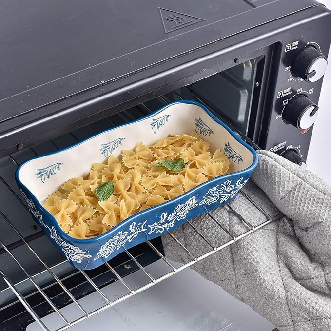 Wisenvoy Casserole dishes for oven Lasagna pan 2-Pcs Baking dish Casserole dish - Image 6