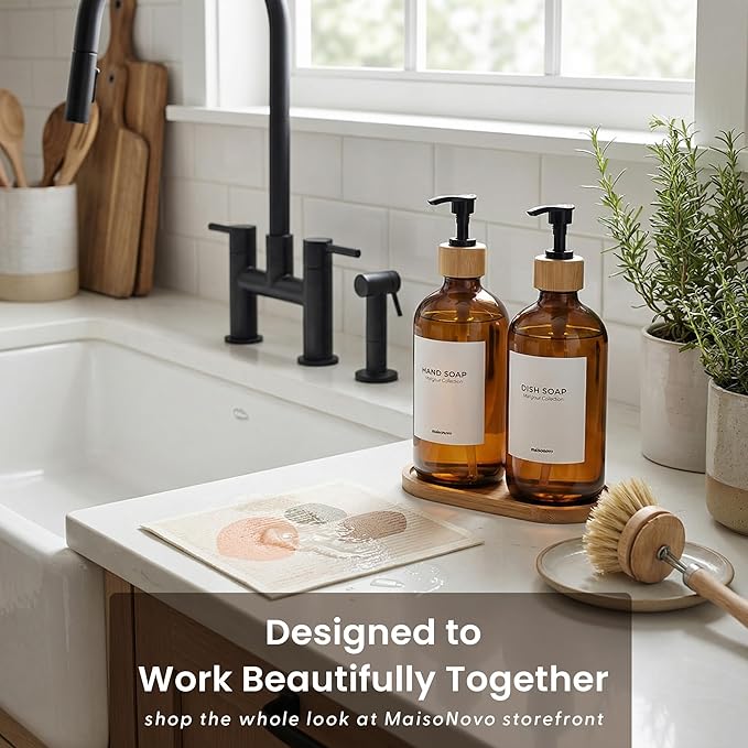MaisoNovo Glass Dish Soap Dispenser - Image 10