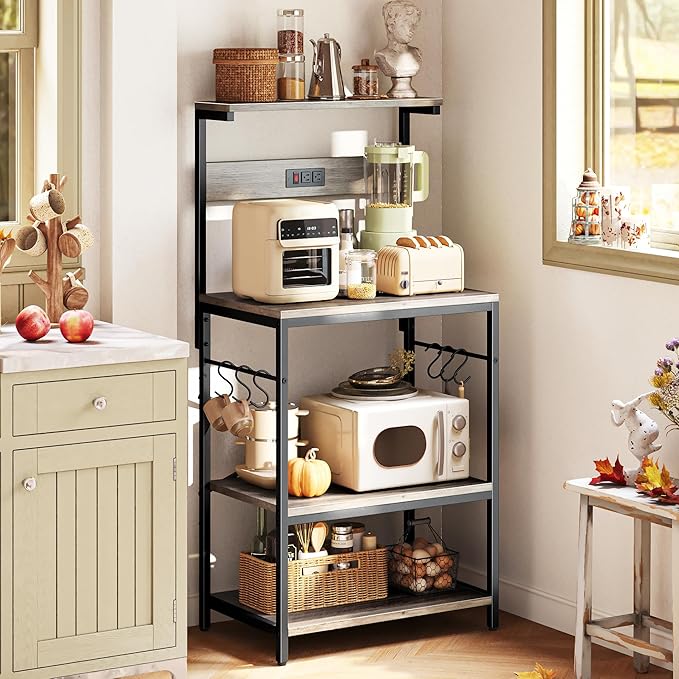 SUPERJARE Kitchen Bakers Rack - Image 2