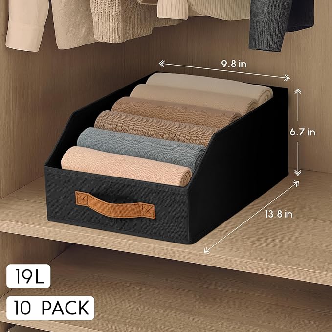 Homsorout Fabric Storage Bins for Organizing - Image 2