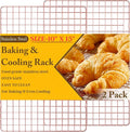 2-Pack Cooling Racks for Cooking and Baking by QukakaHomeCare