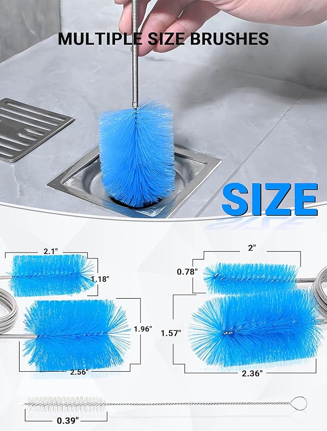 SARDVISA Flexible Long Drain Brush Tool - Image 2