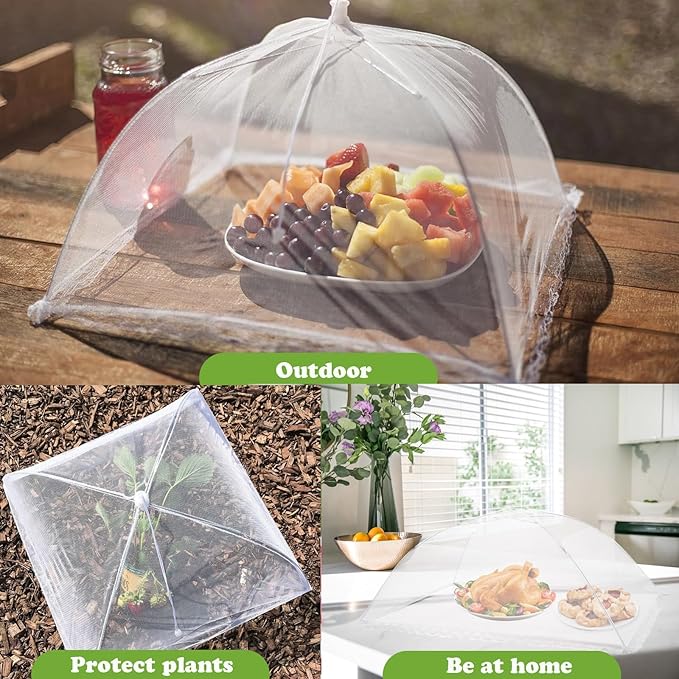 7 Pack Food Covers for Outside Mesh, Food Nets for Outdoors Large Food Covers - Image 8