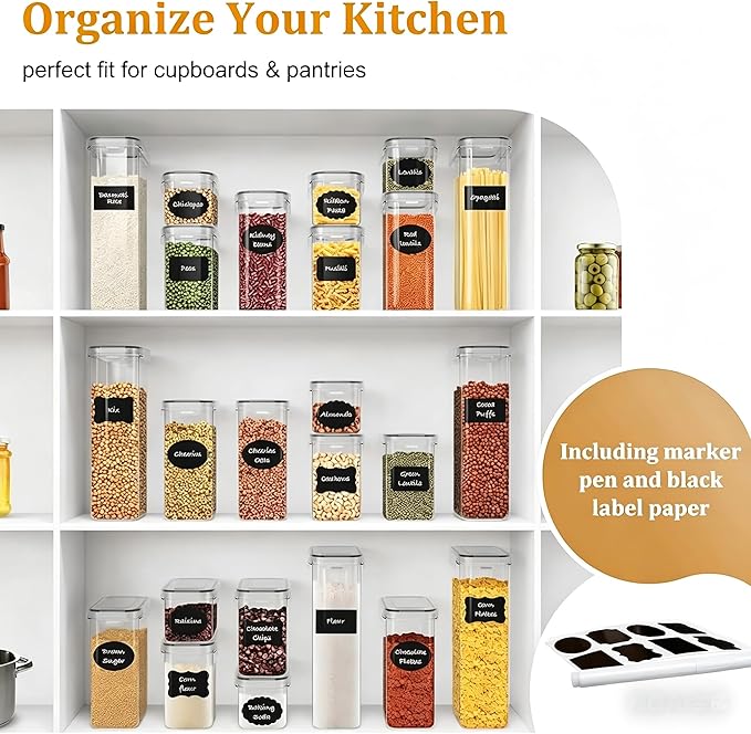 28 Pack Airtight Food Storage Containers - Image 6