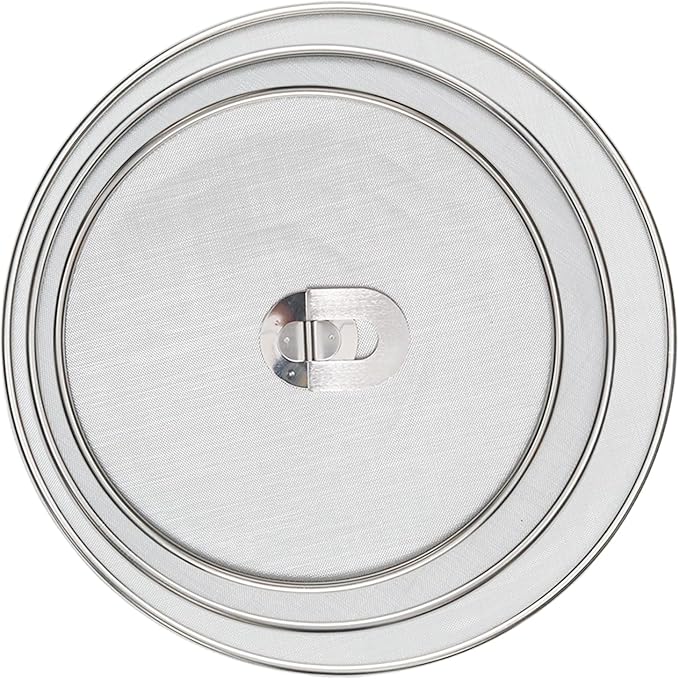 3 Pack Silver Stainless Steel Splatter Screens, Grease Splatter Guard by Unknown
