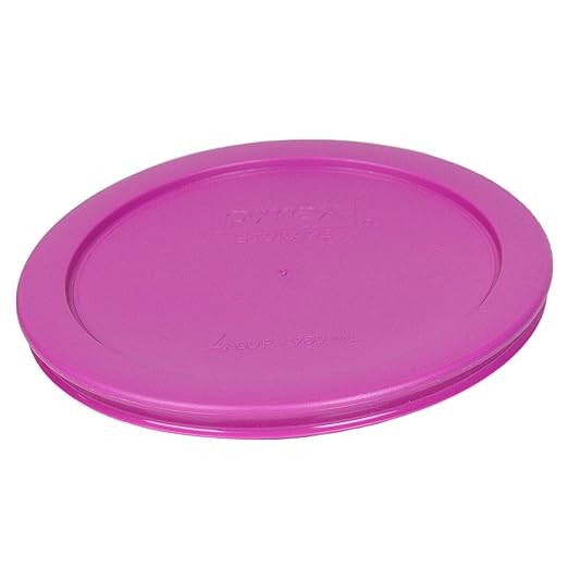 Pyrex 7201-PC 4 Cup Pink Food Storage Replacement Lids - Image 2