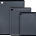 Kikcoin Plastic Cutting Boards for Kitchen, 3-Piece Large Cutting Board Set by Kikcoin