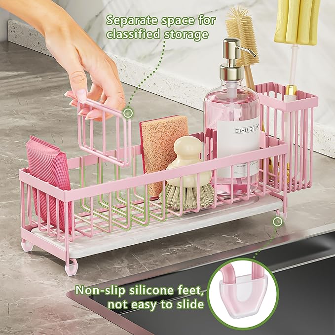 Cisily Extra Large Sink Caddy Organizer - Image 6