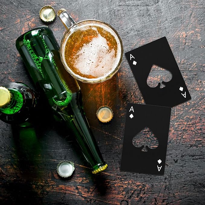 Ace Of Spades Bottle Opener Credit Card Size Pocker Cap Opener Portable - Image 5