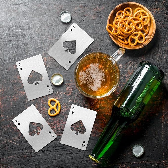 Ace Of Spades Bottle Opener Credit Card Size Pocker Cap Opener Portable - Image 6