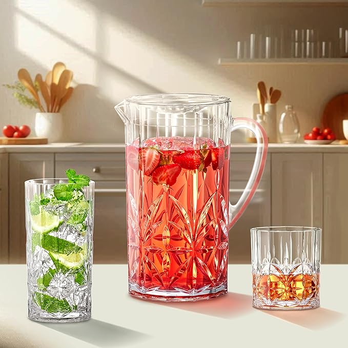 Amazing Abby - Stately - Acrylic Pitcher, Fridge Jug, Shatter-Proof, and More - Image 2