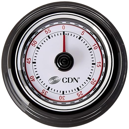 CDN Compact 60 Min Mechanical Timer-Black - Image 2