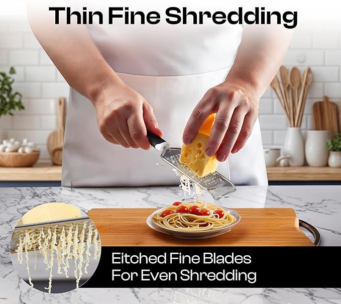 Handheld Cheese Grater & Cheese Shredder – Stainless Steel, Rust-Proof - Image 5
