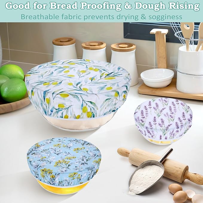 5-Size Reusable Beeswax Bowl Covers - Image 4