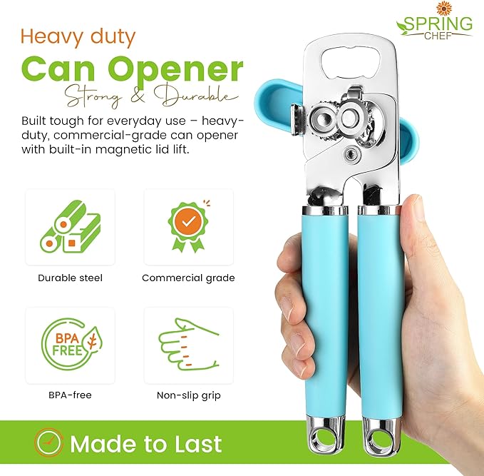 Spring Chef Stainless Steel Can Opener - Image 2