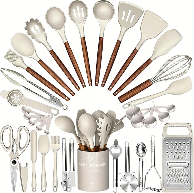 Thickened Silicone Cooking Utensils Set by UmiteChef