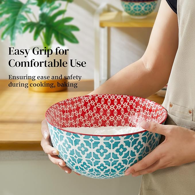 DOWAN Mixing Bowls, Ceramic Mixing Bowls - Image 6