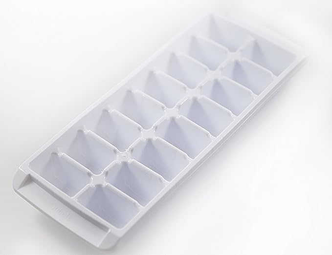 Kitch Easy Release White Ice Cube Tray, 16 Cube Trays - Image 2