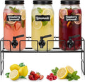 3 Pack 80 oz Glass Beverage Dispenser by RimCereal