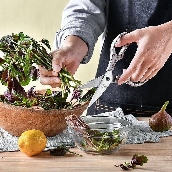 Linoroso Kitchen Scissors Heavy Duty Kitchen Shears - Image 4