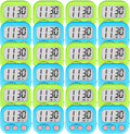 Timer for Kids Teachers Digital Kitchen Timers for Cooking Large Magnetic by AOUCE