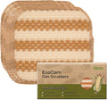 Modu 10 Pcs EcoCorn Dish Sponges Scrubbers – 100% Corn Fiber, Biodegradable by Modu