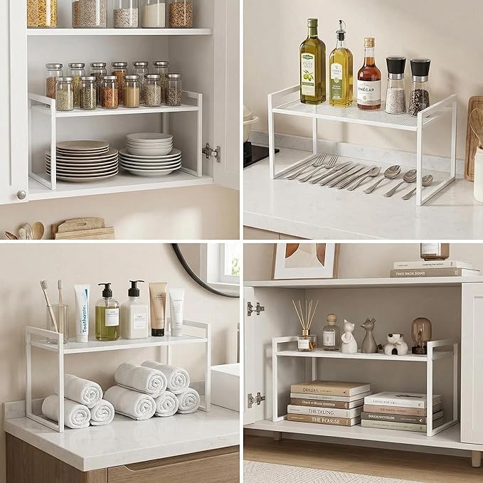 Cabinet Organizer 14.8''W 44 LBS Load Capacity Heavy Duty Kitchen Pantry Shelf - Image 5