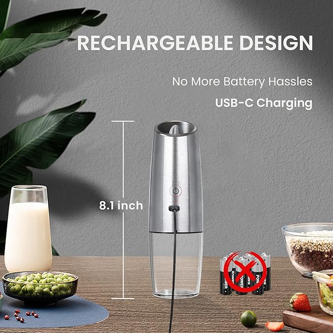 Rechargeable Salt And Pepper Grinder - Image 4