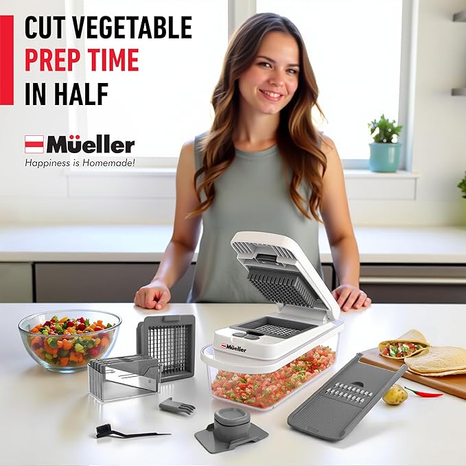 Mueller The Real Original Pro Chopper since 2013 Vegetable Chopper Mandoline - Image 9