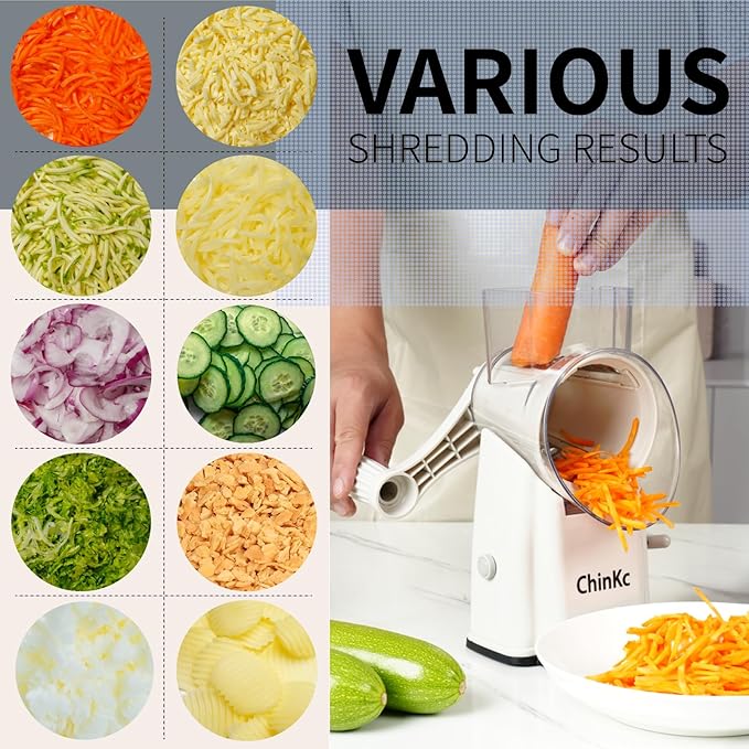 Upgrade Rotary Cheese Grater Shredder - Image 4