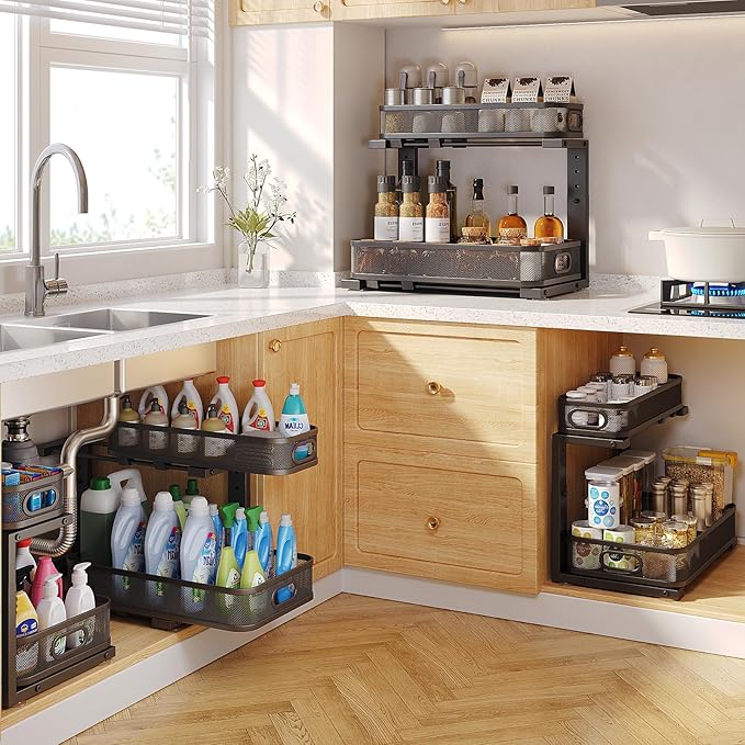 2 Pack 17.3IN-Depth Under Sink Organizer - Image 7