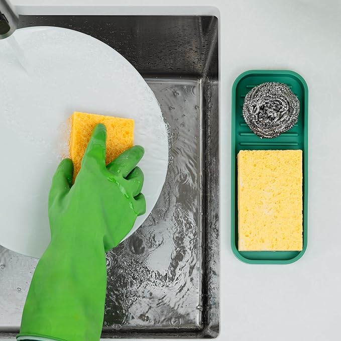 Zulay Kitchen Silicone Sponge Holder - Image 3