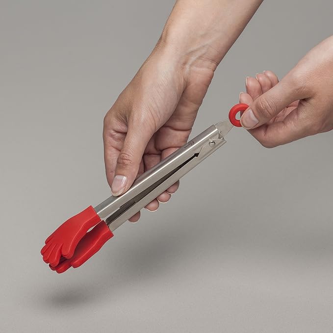 Kitchen Innovations J130DISP 7" Silicone Handy Tong - Image 6