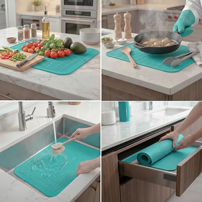 MicoYang Silicone Dish Drying Mat - Image 3