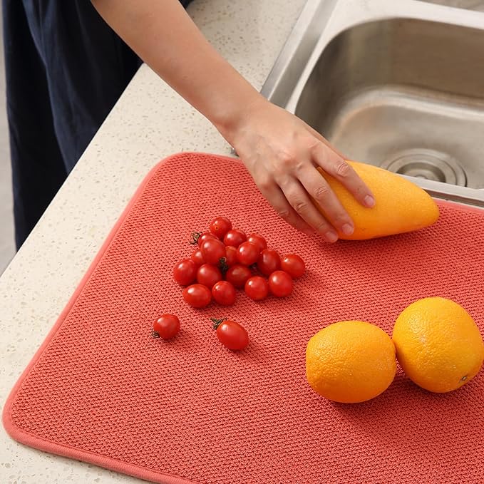 2 Pack Microfiber Dish Drying Mat - Image 8